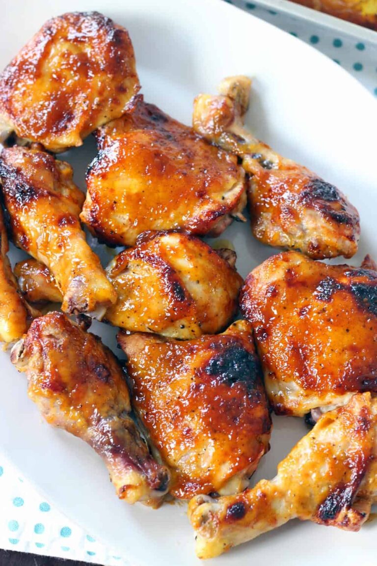 2 Ingrident Crispy Baked BBQ Chicken